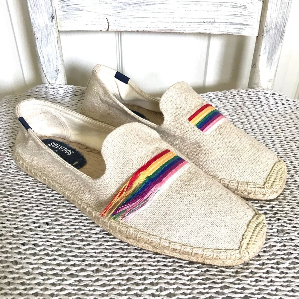 Soludos Rainbow Men’s Smoking Espadrilles